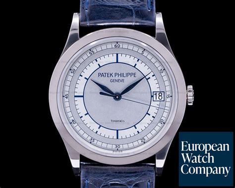 Patek Philippe Calatrava White Dial 18k White Gold .